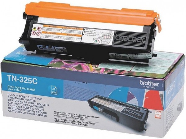 Original Brother Toner TN-325C cyan für DCP 9055CDN 9270CDN MFC-9970CDW