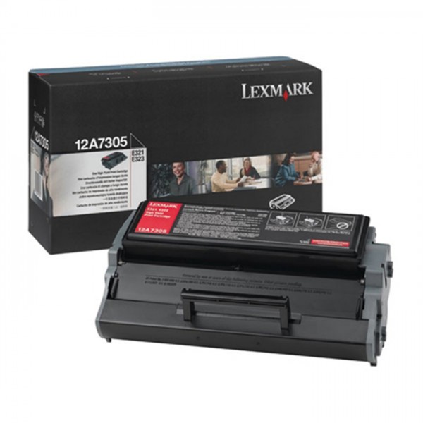 Original Lexmark Toner 12A7305 schwarz für Optra E 321 323 oV