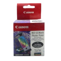 Original Canon Tinten Patrone BCI-12 foto schwarz für BJC 55 85