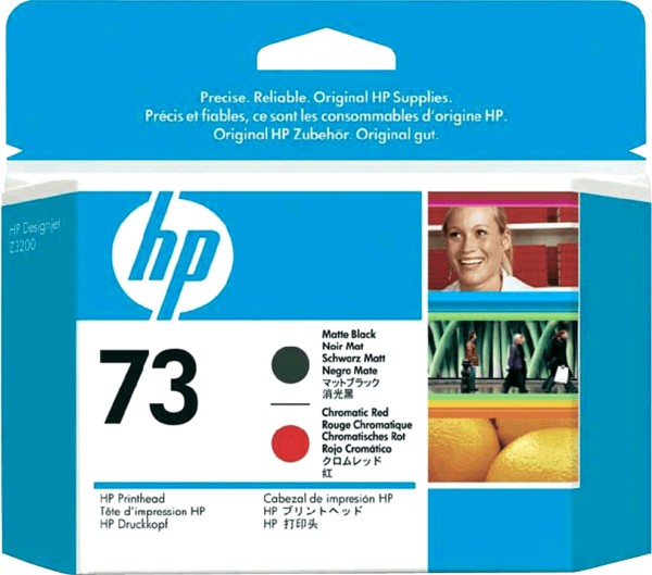 60378_Original_HP_Druckkopf_73_CD949A_Matte_schwarz/Chrom_rot_für_DesignJet_Z_3200_24_44_INCH_AG