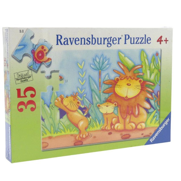 53041_Ravensburger_Puzzle_gezeichnete_Löwen_adorable_Lions_086566_Teile_35_Teile_21_x_30_cm_NEU_OVP