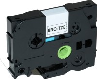 Original Brother P-Touch Band TZe-23 schwarz auf weiß 12mm / 8m laminiert für P-Touch 18 200 220 300