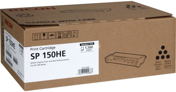 52860_Original_Ricoh_Toner_408010_schwarz_für_SP_150_S_SF_SU_SUW_W_X_250_B-Ware