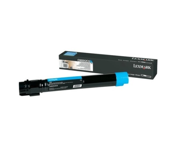 53790_Original_Lexmark_Toner_C950X2CG_cyan_für_C_950_DE_neutrale_Schachtel