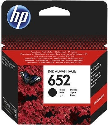 61204_Original_HP_Tinte_Patrone_652_schwarz_für_DeskJet_Advantage_1115_2135_3635_3636_NEUE_Blister