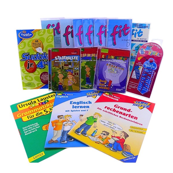 62263_Schulbox_für_die_fünfte_Klasse_-_verschiedene_Übungshefte_und_Lernspiele