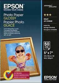 Original Epson Fotopapier (C13S042545) glänzend 13x18cm 50 Blatt 200g