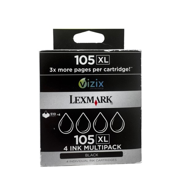 63942_Original_Lexmark_Tinten_Patrone_105XL_Multipack_14N0845_schwarz_für_Prestige_Pro_805_Platinum_Pro_905