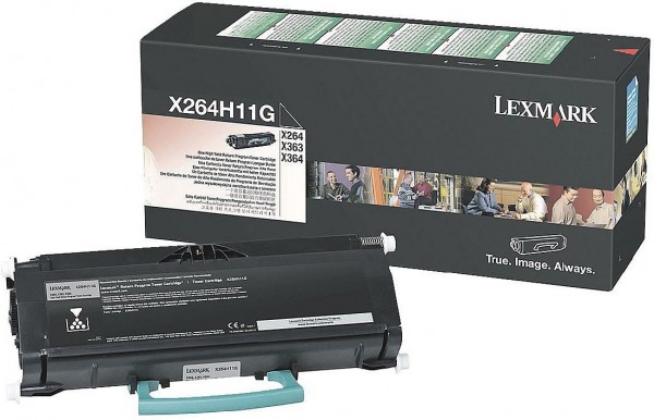 Original Lexmark Toner X264H11G schwarz für X 264 360 363 364 B-Ware