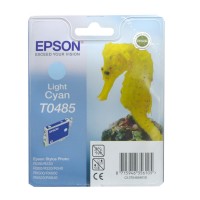 Original Epson Tinten Patrone T0485 cyan für Stylus Photo 200 300 500 600