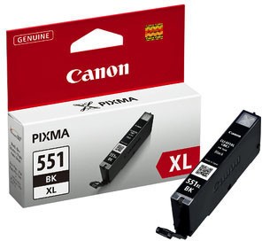 Original Canon Tinte CLI-551 XL schwarz für IP 7250 8700 MG 5650 6350 MX 725 925