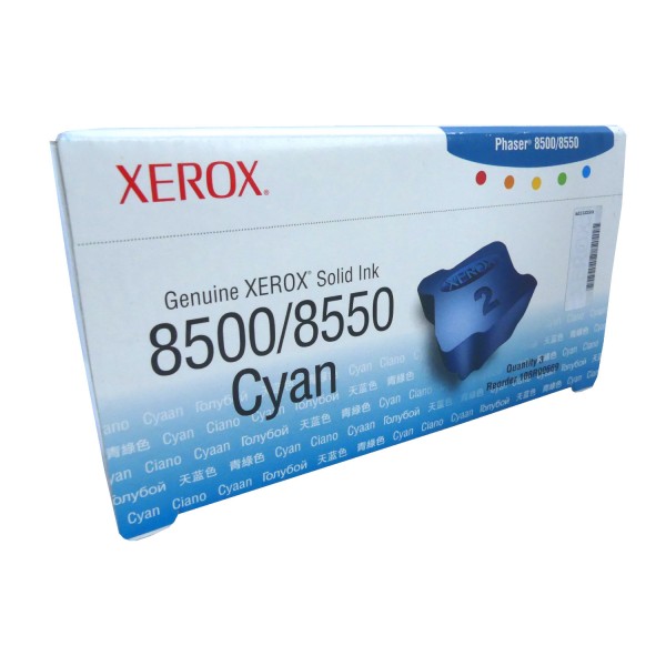 Original Xerox Tinte 108R00669 cyan für Phaser 8500 8550