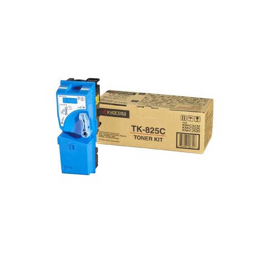 Original Kyocera Toner TK-825C cyan für KM-C 2520 3225 4035 B-Ware