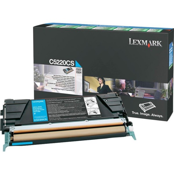 Original Lexmark Toner C5220CS cyan für C 520 522 524 530 532 534