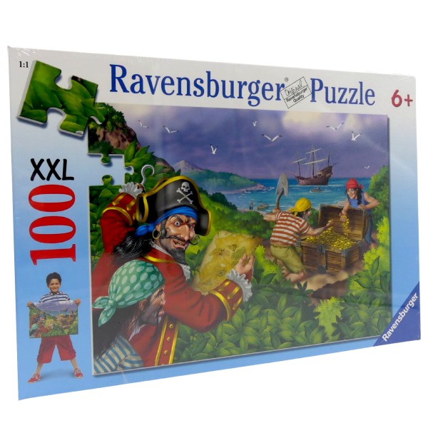 53108_Ravensburger_Puzzle_Piraten_Schatz_XXL_100_Teile_36_x_49_cm_NEU_OVP