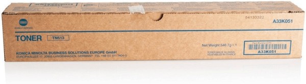 60395_Original_Konica_Minolta_Toner_TN-513_A33K051_für_Bizhub_454_554_-_neu_umverpackt