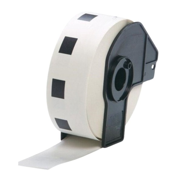 62090_PT_Etiketten_kompatibel_mit__Brother_DK11218_weiß_rund_24mm_für_P-Touch_QL_500_550_580