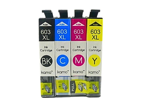 61410_4x_Kamo_603XL_kompatibel_mit_Epson_603XL_für_Expression_2100_3100_4100_Workforce_2850