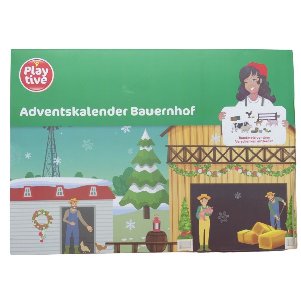 56537_Playtive_Adventskalender_Bauernhof_Tiere_Zaun_Weihnachten_Spielspaß_Überraschung