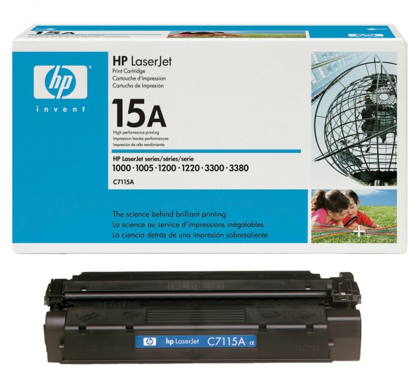 Original HP Toner 15A C7115A für Laserjet 1000 1000W 1005W 1200 B-Ware