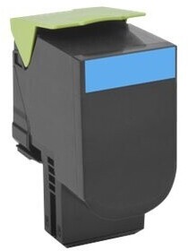 63541_Toner_kompatibel_mit_Lexmark_80C0S20_cyan_für_CX_310