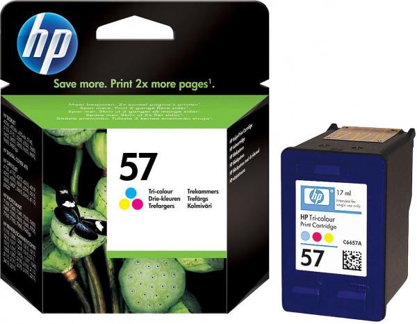 Original HP 57 Tinte Patrone farbig PSC 1110 1200 1210 1215 1219 1310 1312 MHD
