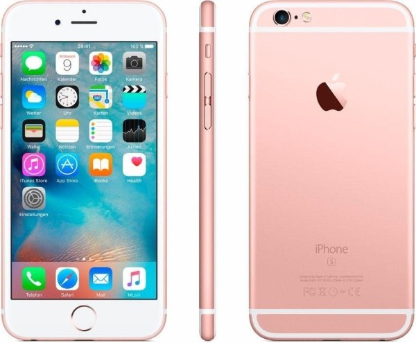 54679_Apple_iPhone_6s_64GB_roségold_ohne_Simlock_12MP_4,7"_A1687_Zustand_sehr_gut