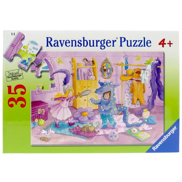 53218_Ravensburger_Puzzle_Dress_up_Duel_086474_Ankleidezimmer_Verkleiden_Kinder_35_Teile_30_x_21_cm_NEU_OVP