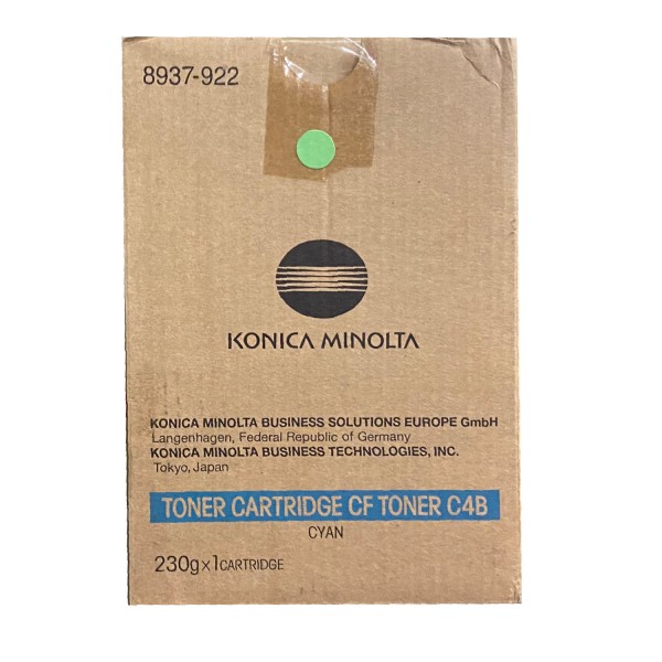 Original Konica Minolta Toner CF M4B (8937-922) cyan für CF 2002