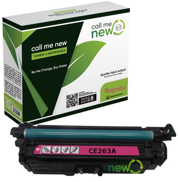 Callmenew Toner für HP CE263A magenta Color LaserJet CP 4500 4520 4525 CM 4500 4540