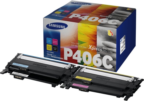 27907_Original_Samsung_Toner_CLT-P406C_für_CLP_360_365_CLX_3305_Xpress_C_460_SET_B-Ware