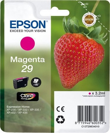 Original Epson Tinte Patrone 29 magenta für Expression 235 332 335 435