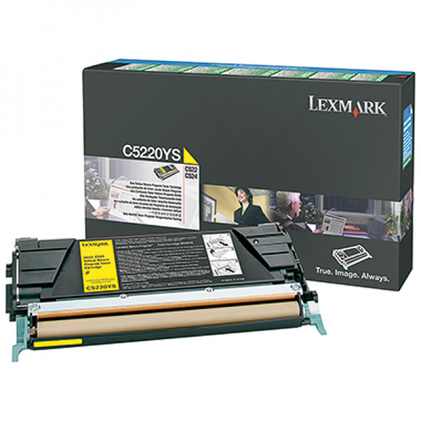 Original Lexmark Toner C5220YS gelb für C 520 522 530 532 534 oV