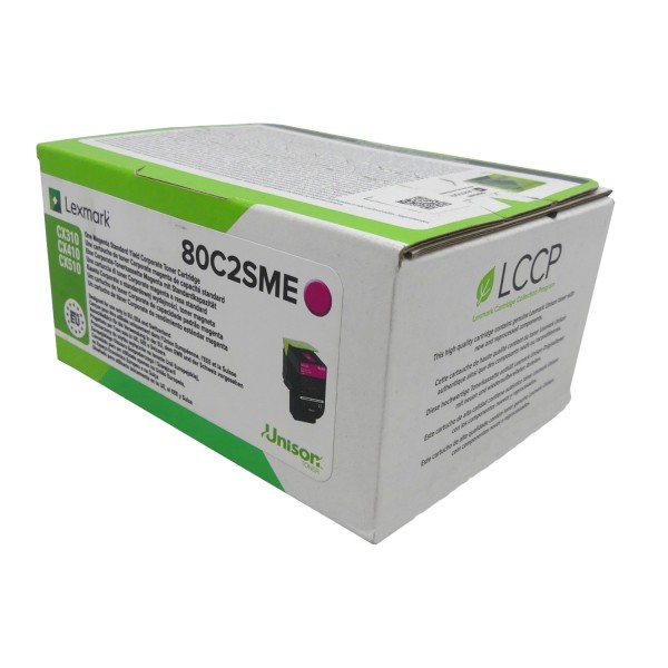 44171_Original_Lexmark_Toner_802SME_80C2SME_für_CX_310_410_510_Neutrale_Schachtel