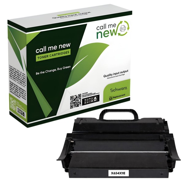 36431_Callmenew_Toner_kompatibel_mit_Lexmark_Toner_X654X11E_schwarz_für_Lexmark_X_654