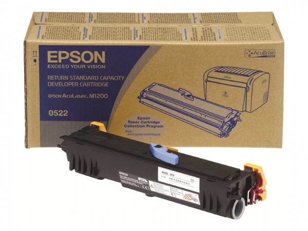 Original Epson Toner C13S050522 schwarz für Aculaser M 1200 B-Ware