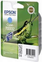 Original Epson Tinten Patrone T0332 cyan für Stylus Photo 950 960