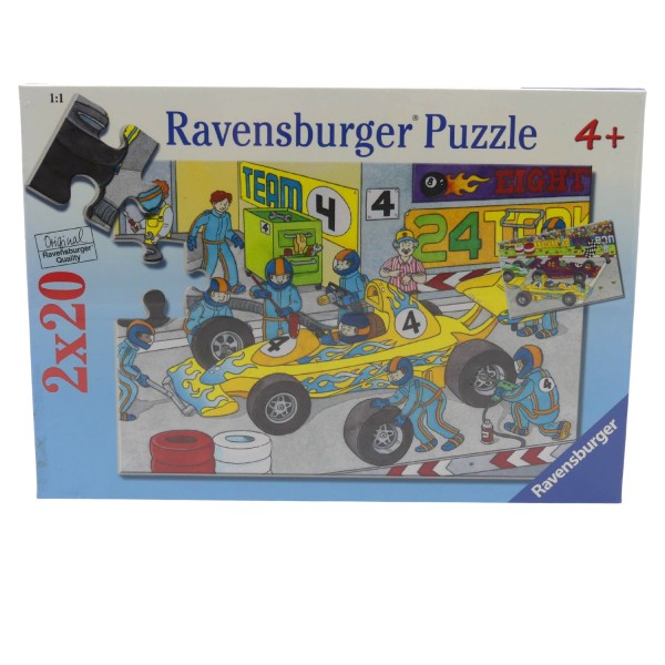 53094_Ravensburger_Puzzle_an_der_Rennstrecke_089826_2_x_20_Teile_26,4_x_18,1_cm_NEU_OVP