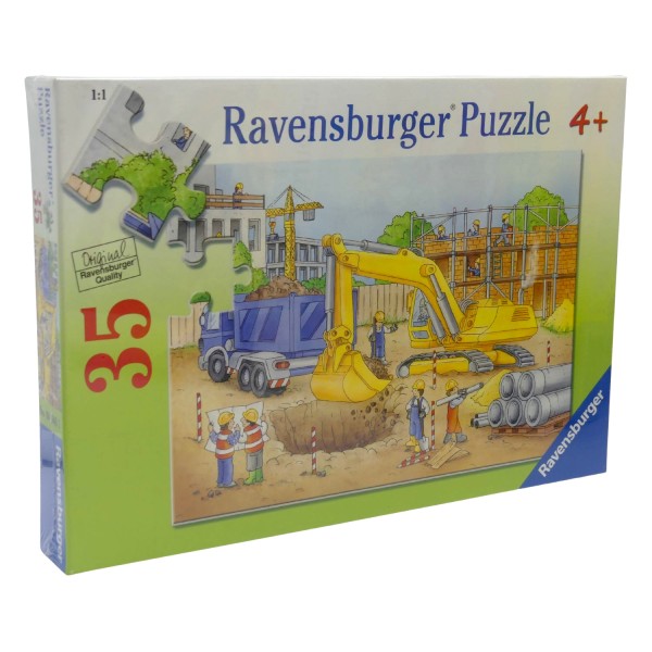 53065_Ravensburger_Puzzle_Busy_Builders_beschäftige_Bauarbeiter_086467_35_Teile_21_x_30_cm_NEU_OVP