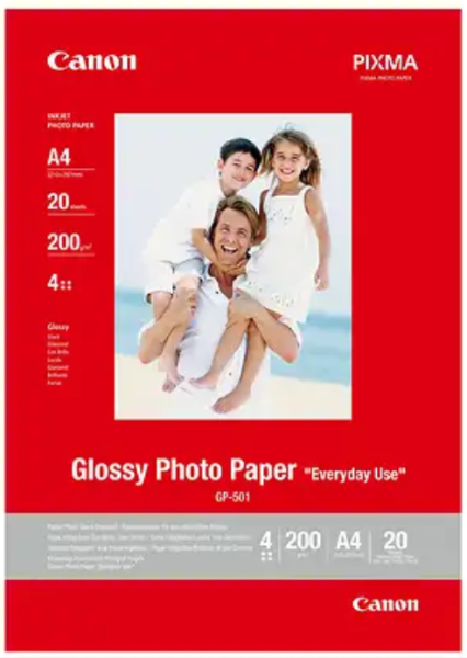 Canon Fotopapier GP-501 (775B082) glänzend A4 20 Blatt 200g