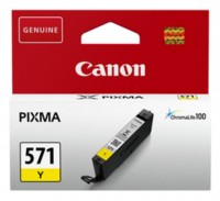 Original Canon Tintenpatrone CLI-571 yellow (gelb) für Pixma MG 5700 5750 6800 7700 7750