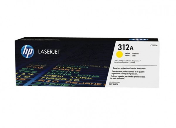 Original HP Toner CF382A Color LaserJet Pro MFP M 476 B-Ware