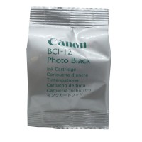 Original Canon Tinten Patrone BCI-12 foto schwarz für BJC 55 85 Blister