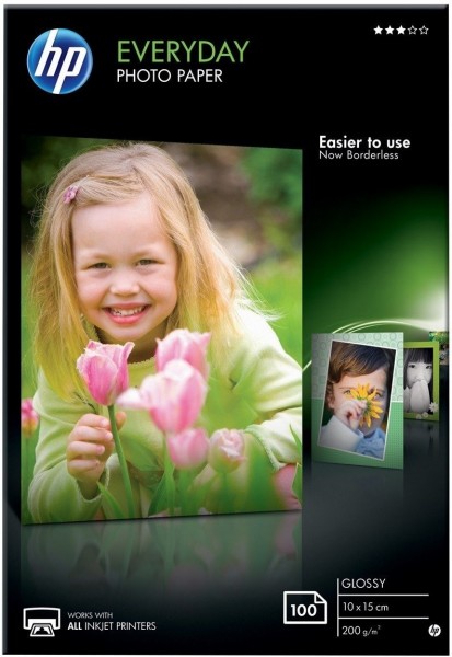 HP Photopapier Glossy (CR757A) 200g, 100 Blatt OEM