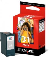 Original Lexmark Tintendruckkopfpatrone 31 farbig photo für P 900 910 915