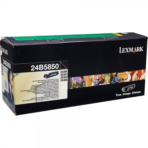 Original Lexmark Toner 24B5850 schwarz für ES 460 XS 466 463 oV