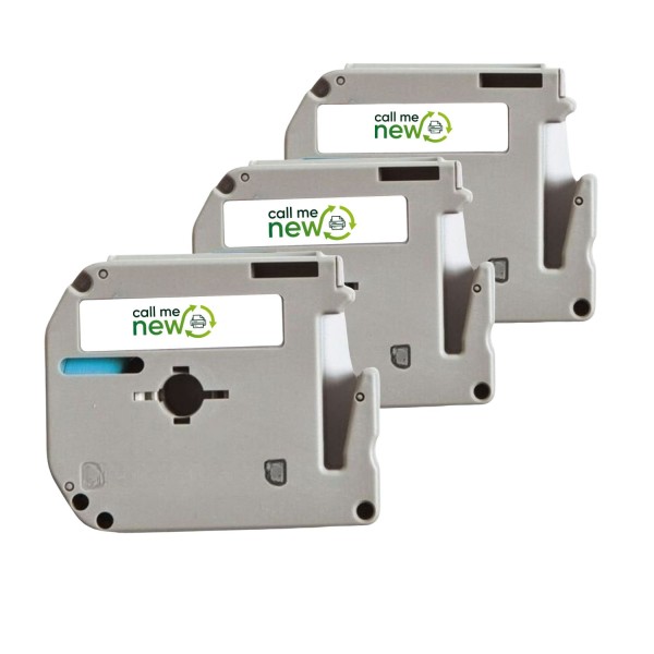 62159_3x_P-Touch_Band_kompatibel_mit_Brother_MK-221_schwarz_auf_weiß_9mm/8m_nicht_laminiert_für_P_Touch_55_60_65_75