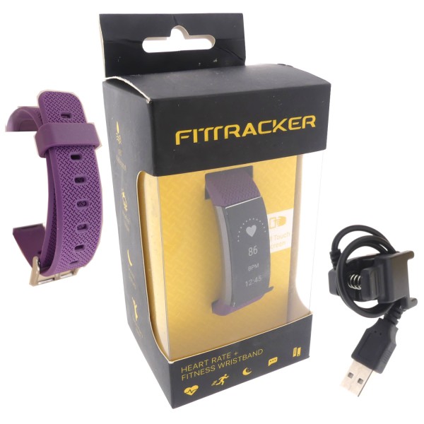 57975_Fittracker_Sportuhr_Smartwatch_Armband_Pulsuhr_Fitness_Uhr_Aktivitäts-Tracker_LILA