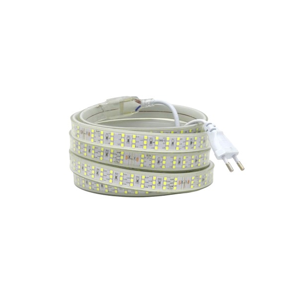 LED-Streifen mit Schalter 4m XUNATA weiß flexible Lichtkette