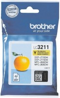 Original Brother Tinte Patrone LC-3211Y für DCP-J 572 772 774 MFC-J 491 890 895